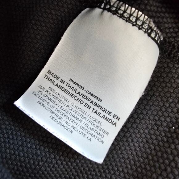 Nike Dri-Fit Black Pullover Reflective Running Top Womens XS Mock Neck Slim Fit - Picture 6 of 6